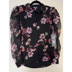 NWT Vince Camuto Floral Blouse